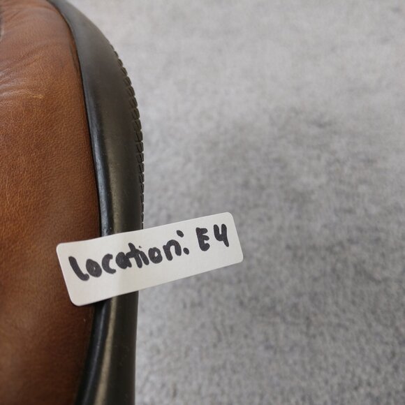 Prada Driving Shoes Mens Size 11.5 Loafers Slip On Brown Leather Designer - Picture 11 of 12